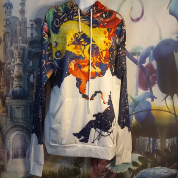 Smoking your troubles away hoodie - Picture 3 of 11